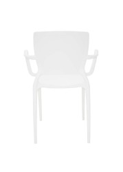 Tramontina Sofia Summa Polypropylene & Fiberglass Closed Backrest Armchair (59 x 84.5 x 50.5 cm)