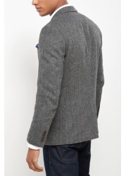 Signature Herringbone Blazer Tailored Fit