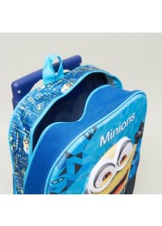 Minions Print 3-Piece Trolley Backpack Set - 16 inches