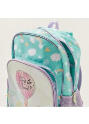 Juniors Printed 16-inch Trolley Backpack with Lunch Bag and Pencil Pouch