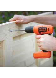 Black+Decker Cordless Compact Drill (7.2 V)