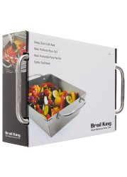 Broil King Deep Wok Grill Topper (34 x 25 x 9 cm, Gray)