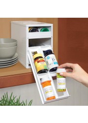 YouCopia Ministack Bottle Organizer (27.7 x 14.7 x 22.2 cm, White)