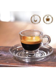 Ocean Caffe Espresso Cup & Saucer Set (6 Pc.)