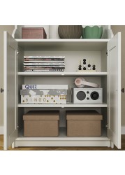 HAUGA High cabinet with 2 doors