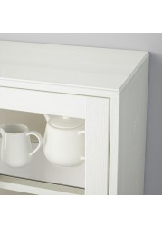 HAVSTA Glass-door cabinet with plinth