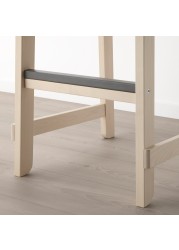 NORRÅKER Bar stool with backrest