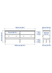 IDANÄS TV storage combination