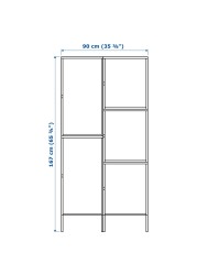 HÄLLAN Storage combination with doors