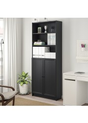 BILLY / OXBERG Bookcase with doors