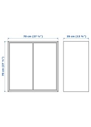 EKET Cabinet w 2 doors and 1 shelf