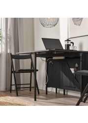 KALLHÄLL Gateleg table with storage