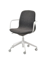 LÅNGFJÄLL Office chair with armrests