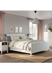 IDANÄS Bed frame with storage