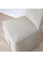 BERGMUND Chair with long cover