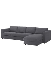 VIMLE Cover 4-seat sofa w chaise longue