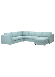 VIMLE Cvr crnr sofa, 5-seat w chaise lng