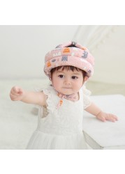 1pc Anti-collision baby boy cover adjustable breathable baby anti-fall head protection cushion cover child care helmet