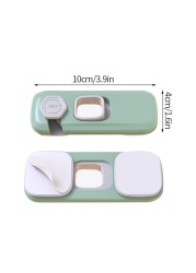 Adhesive Baby Drawer Lock Children Security Clip Safety Lock for Wardrobe Door Wardrobe Fridge Cabinet Baby Care Protector