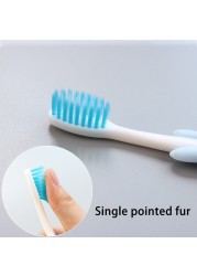 4pcs/set Baby Teeth Children Soft Bristles Cute Teething Rings Soft Toothbrush Silicone Baby Kids Toothbrushes Oral Care Cleaning