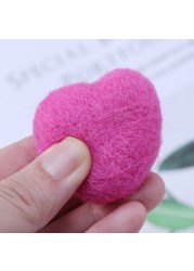 Woolen Heart Newborn Heart Shape Stuffed Baby Photography Props Photo Shoot DIY Headdress Hair Band Hat Clothes Decoration