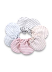 2pcs/set Simple Newborn Baby Newborn Hat Glove Set Soft Cotton Kids Infant Anti-scratch Gloves Hat Gifts