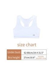 2pcs Teenage Bra Girl Bra Cotton Training Bra Underwear for Teenage Girl Sports Bra Children's Underwear Puberty Clothes 9-14 Years