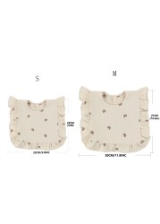 M76C New Baby Feeding Waistcoat Infant Saliva Towel Baby Soft Cotton Burp Cloth