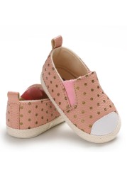 New Baby Boy Girl Shoes Newborn Girl Shoes Soft Sole PU Leather Casual Toddler Shoes 0-18 Months First Walkers Moccasins