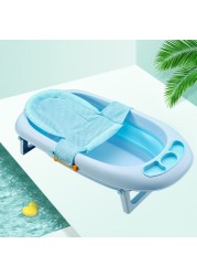 Baby Bath Mat Non-Slip Bathtub Seat Newborn Safety Support Soft Folding Cushion