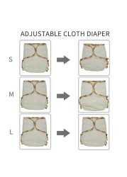 EezKoala 2 Pieces Eco Friendly OS Hemp Fitted Cloth Diapers, AIO All Diaper with Snap Insert, High Absorbency, Fits Baby 5-15kgs