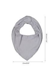 Baby Feeding Baby Bib Saliva Towel Triangle Scarf Bandana Bib Cotton Soft Adjustable Snap Button Burp Clothes For Newborns