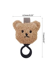 Cartoon Bear Adjustable Baby Stroller Hanging Hook Shopping Cart Hook Trolley Organizer Pushchair Hanger Hanging Hook