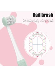 Baby Training Toothbrush Oral Care Baby Toothbrush Safety Triple Ribbon Brush Kindergarten Oral Health Care Products