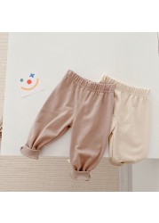 Children Spring Clothes Set Cute Bear Baby Boy Girl Soft Cotton Tops Pants 2pcs Toddler Kids Clothes