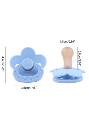 Baby Soft Silicone Pacifier Teether Soother Doll Nipple Newborn Infant Nursing Chew Oral Care Toys