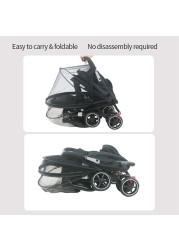 Baby Stroller Mosquito Net Full Cover Universal Pram Anti Mosquito Net High Quality Summer Pushchair Mosquito Net Breathable