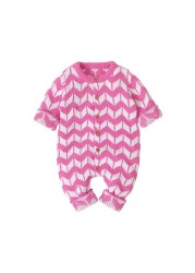 Baby Girls Candy Color Jumpsuit Knitwear Baby Clothes Toddler Boys Overalls Baby Clothes