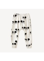 3pcs/lot Baby Pants Leggings Autumn White Black Baby Leggings Winter 100% Cotton Casual Girl Pants Baby Pants Boy Pants