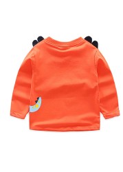 Kids Boys Cartoon T-short Autumn Long Sleeve Primer Tops