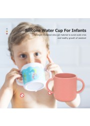 150ML Baby Feeding Drinkware Straw Cup Baby Learning Feeding Bottles Anti-Hot Leakproof Silicone Tableware Toddler Water Bottle