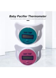 LCD Digital Baby Thermometer Oral Nipple Infant Thermometer Pacifier Electronic Temperature Measurement Tools