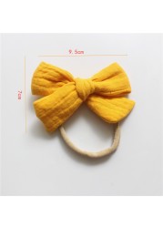 Cotton Baby Girl Headbands Bows Hair Bands For Kids Hair Accessories Infant Items Little Girl Toddler Headband Newborn Baby