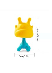 New Baby Teether Anti Eating Hand Teething Toys Silicone Kids Safety Molar Soother Gum Soother Creative Goods For Babies Nurse Gift