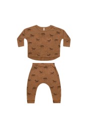 New Autumn Winter Infant 100% Cotton Clothes for Baby Girls Boys New Born Boys Pajamas Suit 2pcs/set 0-4Y