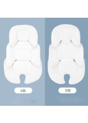 Baby Stroller Cushion Car Seat Inserts Baby Head Support Neck Pillow Mattress Breathable Mesh Liner Thermal Stroller Mat