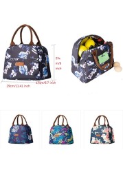 Fresh Food Keep Lunch Cooler Bags Women Kids Picnic Travel Storage Icepack Organizer Thermal Insulated Fashion Lunch Bags