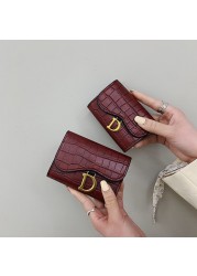 2021 new designer famous brand D style ladies wallet leather card bag all-match temperament women handbag