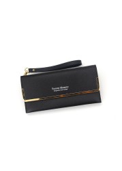 High Quality Women Wallet Anti theft Leather Wallets For Woman Long Zipper Large Lady Clutch Bag Female Purses Card Holder purse