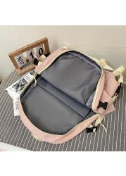 Fashion women backpack large capacity laptop bag multifunctional student school bag waterproof anti-theft outdoor travel package